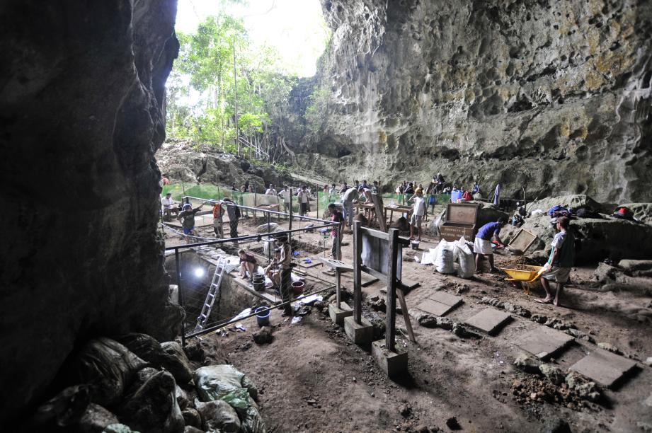 La grotte de Callao (Philippines) où ont été retrouvés les restes fossiles d'Homo luzonensis