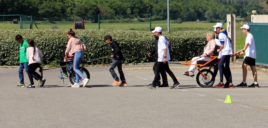 Collège YvesMontand  Encore plus loin avec un handicap  VarMatin