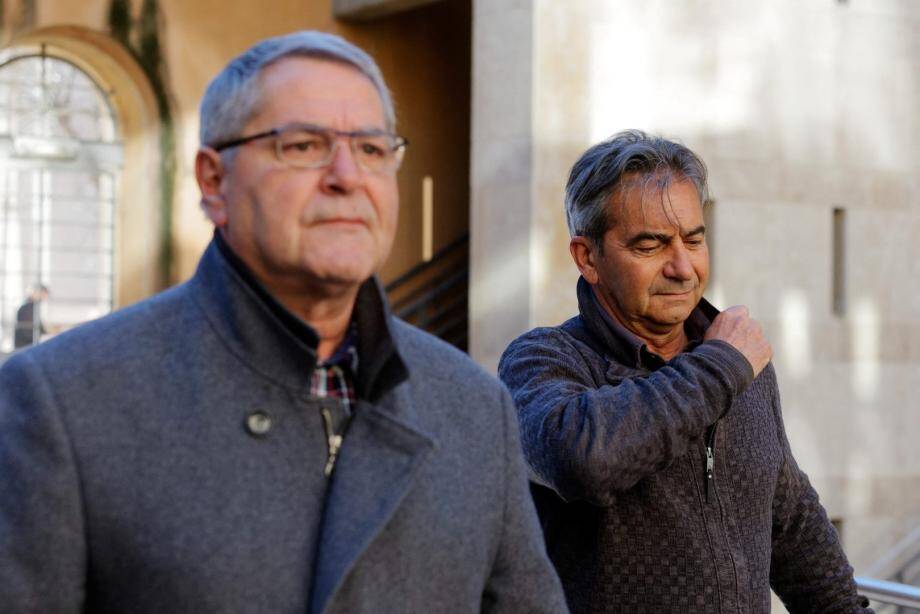 Pascal Fauret et Bruno Odos, le 5 avril dernier à Aix-en-Provence.