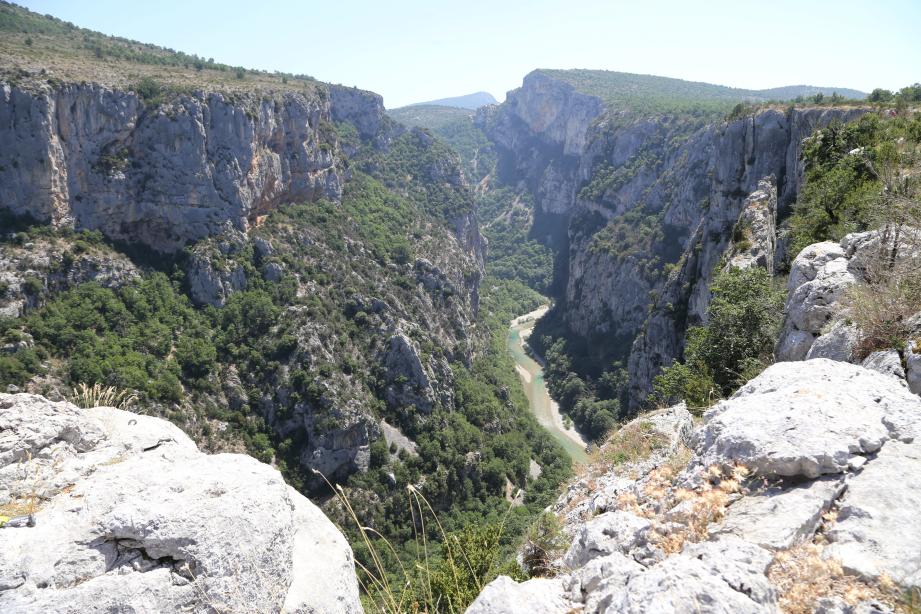 Illustration vue des gorges du Verdon.