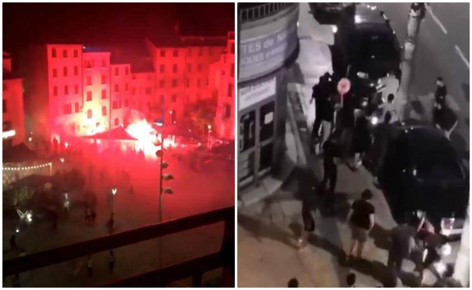 Des supporters de football ont opéré une descente dans les rues de Toulon samedi soir, selon le site Ultras France.