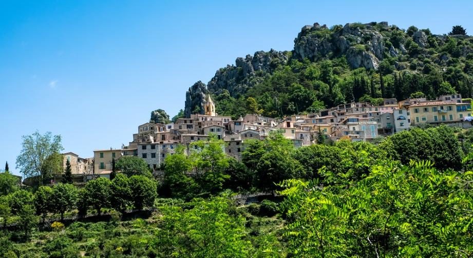 Sainte-Agnès est le village littoral le plus haut d’Europe. 