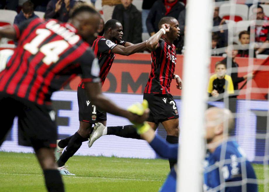 Wylan Cyprien, auteur de son quatrième but en Ligue 1 cette saison. 