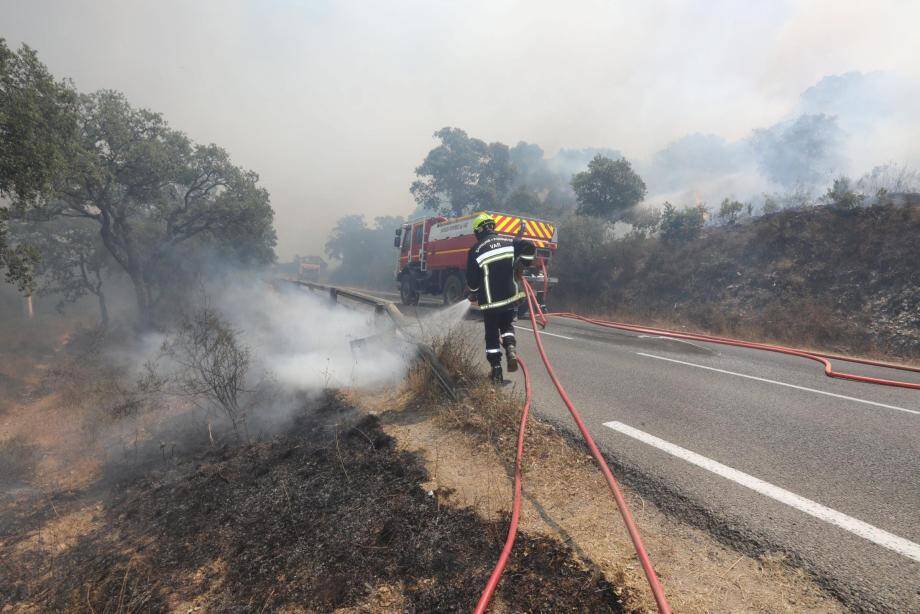 Pas de gros incendies comme en 2017 durant l’été, mais la mobilisation des pompiers a été importante.