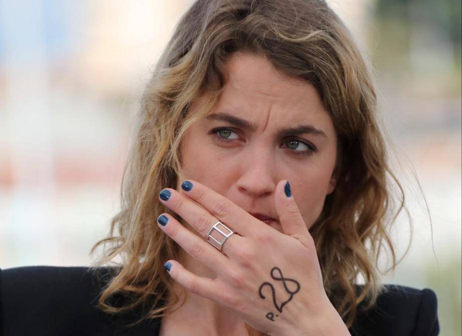 Adèle Haenel au festival de Cannes en 2019.