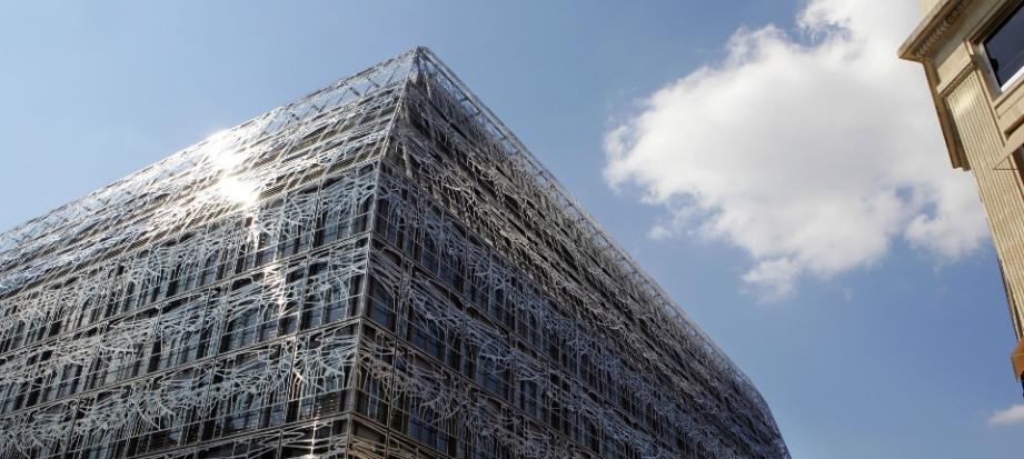 La façade du ministère de la Culture à Paris. 