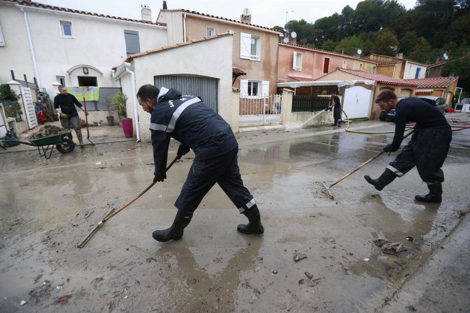 À Villeneuve-Loubet, les dégâts étaient importants après la crue du Loup...