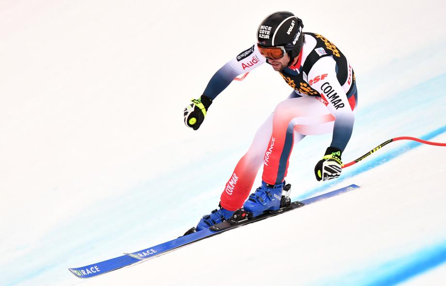 Mathieu Bailet est 10e au classement général de descente.