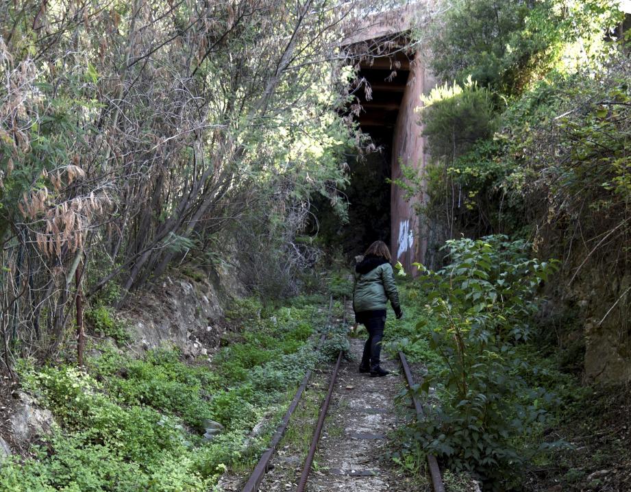 Autrefois prisées des Cannois et des touristes, les voitures du funiculaire ne forment plus qu’un amas de tôles rouillées dans ce qui était la gare d’arrivée.