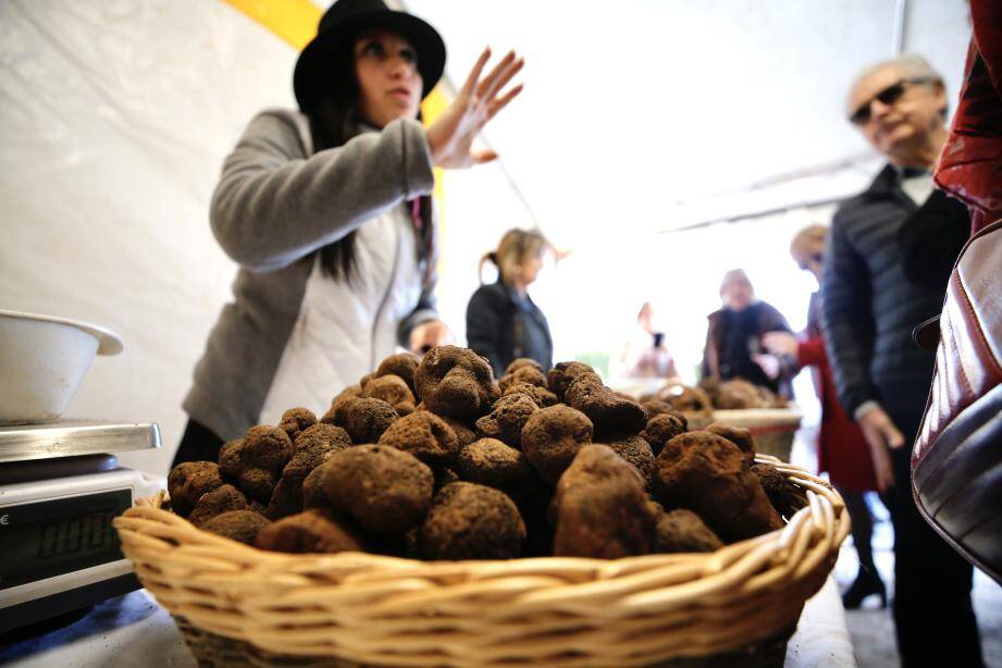 Cette année, la truffe se négocie autour de 1.200 euros le kilo.