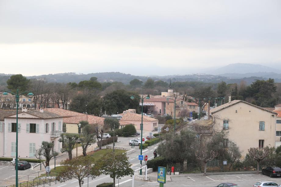 Une vue de Roquefort-les-Pins. 