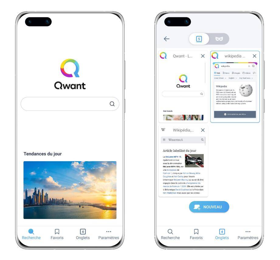 Qwant sera le moteur de recherche sur la gamme Huawei P40 en France, Italie et Allemagne.