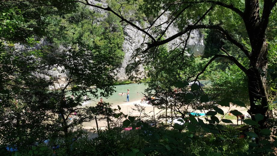 Entre Correns et Châteauvert, au bord de l’Argens, voilà une oasis de verdure : le vallon Sourn