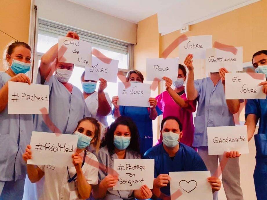 VIDÉO. Le personnel de l'hôpital L'Archet