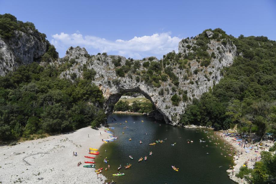 Vue de du Pont d'Arc.