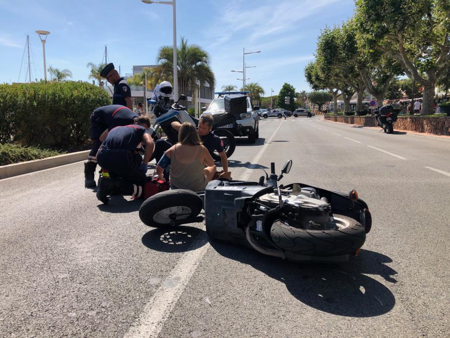 Un piéton percuté par un scooter au vieuxport à SaintRaphaël VarMatin