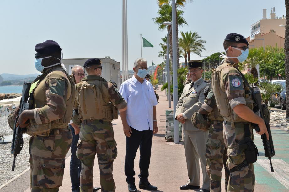 Des Militaires De L Operation Sentinelle Deployes A Cagnes Sur Mer Nice Matin