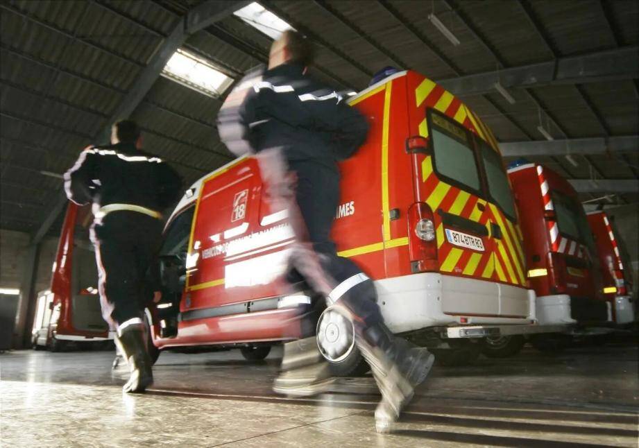 Des pompiers en intervention.