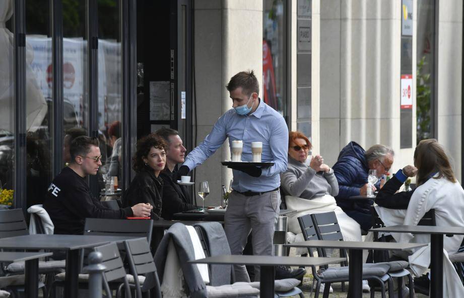 Un café à Berlin.