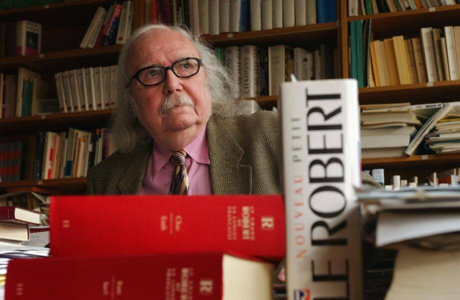 Avec Alain Rey, la langue française perd son linguiste en chef Avec Alain Rey, la langue française perd son linguiste en chef