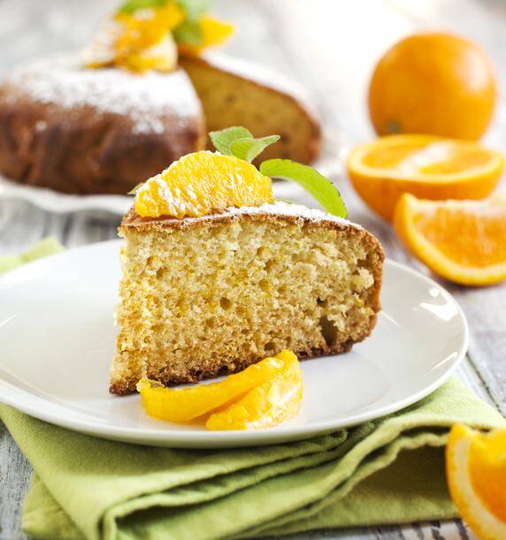 Orange yaourt cake