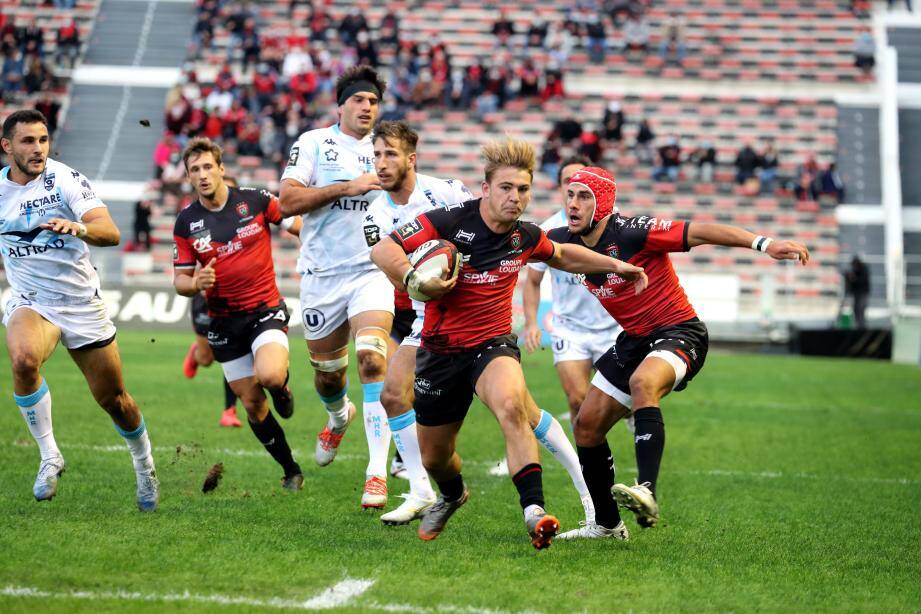 Gervais Cordin, l'arrière du RC Toulon.