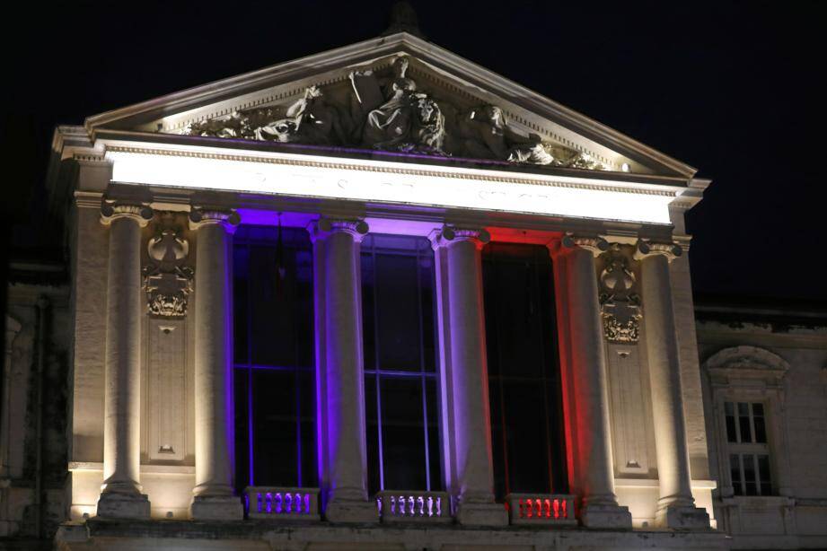 Le palais de justice de Nice.