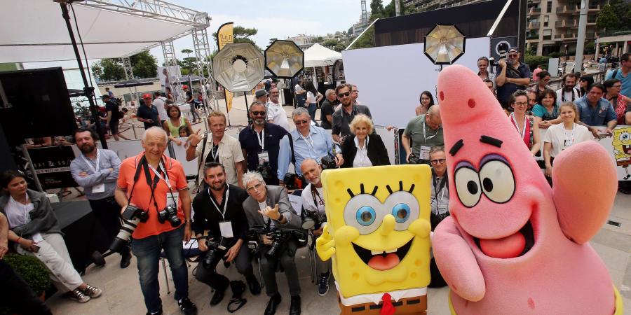 Photos Video Bob L Eponge A Fete Son Vingtieme Anniversaire Au Festival Tele De Monte Carlo Monaco Matin