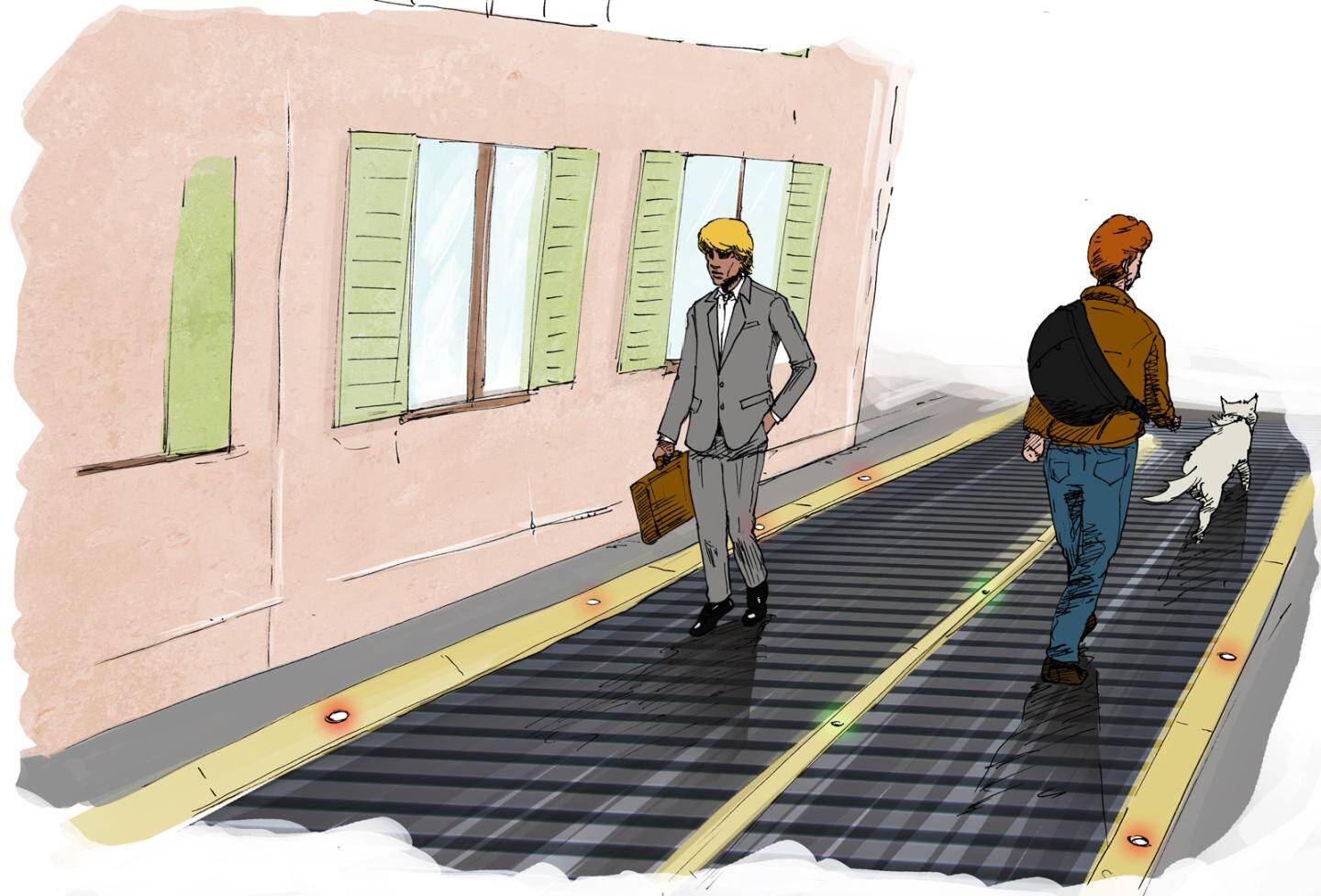 A Nice en 2044, les trottoirs seront-ils remplacés par des tapis roulants?