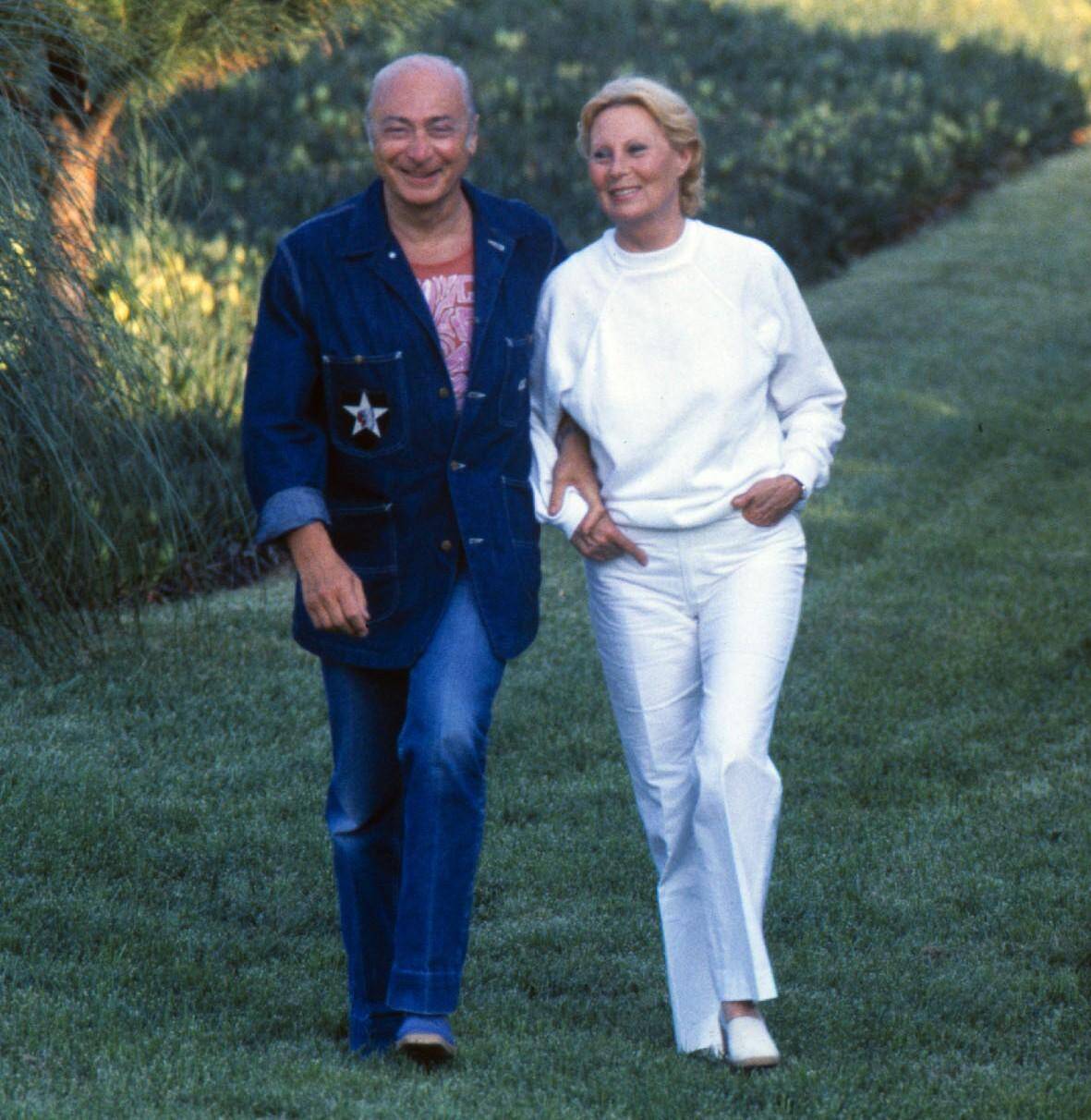 Gérard Oury et Michèle Morgan.