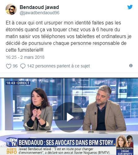 Se Dit Des Gens Qui Suivent Un Instagrameur Jawad Bendaoud se défend de s'attribuer le surnom "le logeur de Daesh