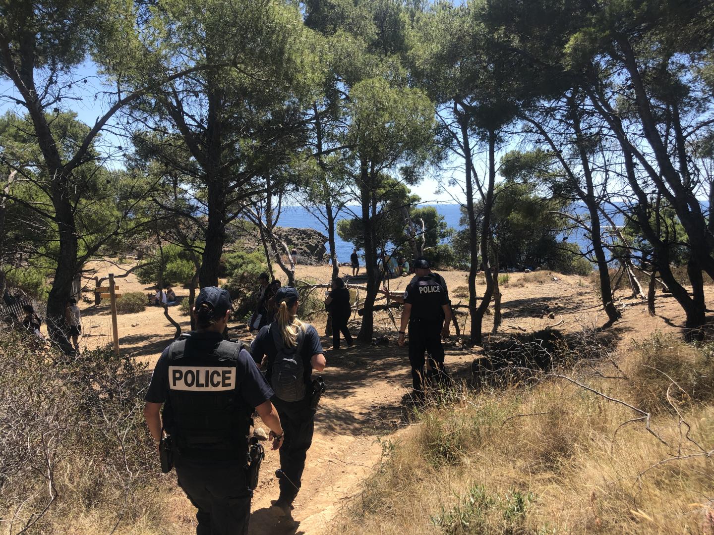 La police nationale en prévention sur l’Île Verte à La Ciotat  VarMatin