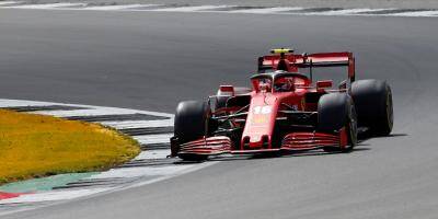 Charles Leclerc grimpe sur le podium du Grand Prix de Grande-Bretagne
