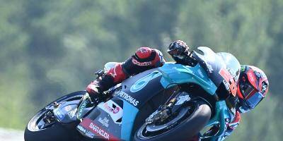 GP moto de République tchèque: Quartararo frustré mais devant en essais
