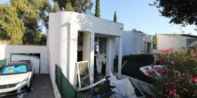 VIDÉO. Une maison soufflée par une explosion à Antibes, huit blessés