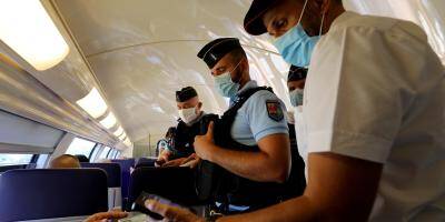 La gendarmerie varoise s'invite dans les trains pour veiller à ce que chacun porte bien son masque
