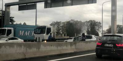 Plusieurs kilomètres de bouchons sur l'A8 entre Cagnes et Nice après un accident