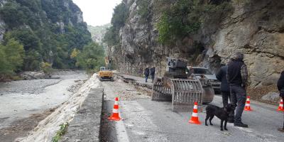 La Vésubie coupée à cause des intempéries: le point sur l'état des routes ce lundi matin dans les Alpes-Maritimes