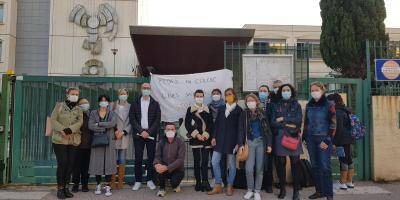 Les profs d'un collège de Toulon en grève ce vendredi matin