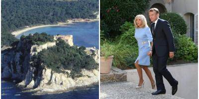 Brigitte et Emmanuel Macron prennent leurs quartiers d'été au fort de Brégançon dans le Var