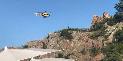 Un adolescent évacué par hélicoptère après un plongeon de 23 mètres à Théoule-sur-Mer