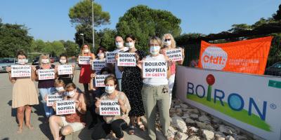 Les salariés de Boiron en grève pour leurs emplois à Sophia Antipolis