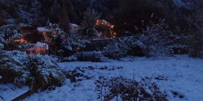 PHOTOS & VIDEOS. Les premières neiges de la saison dans les Alpes-Maritimes