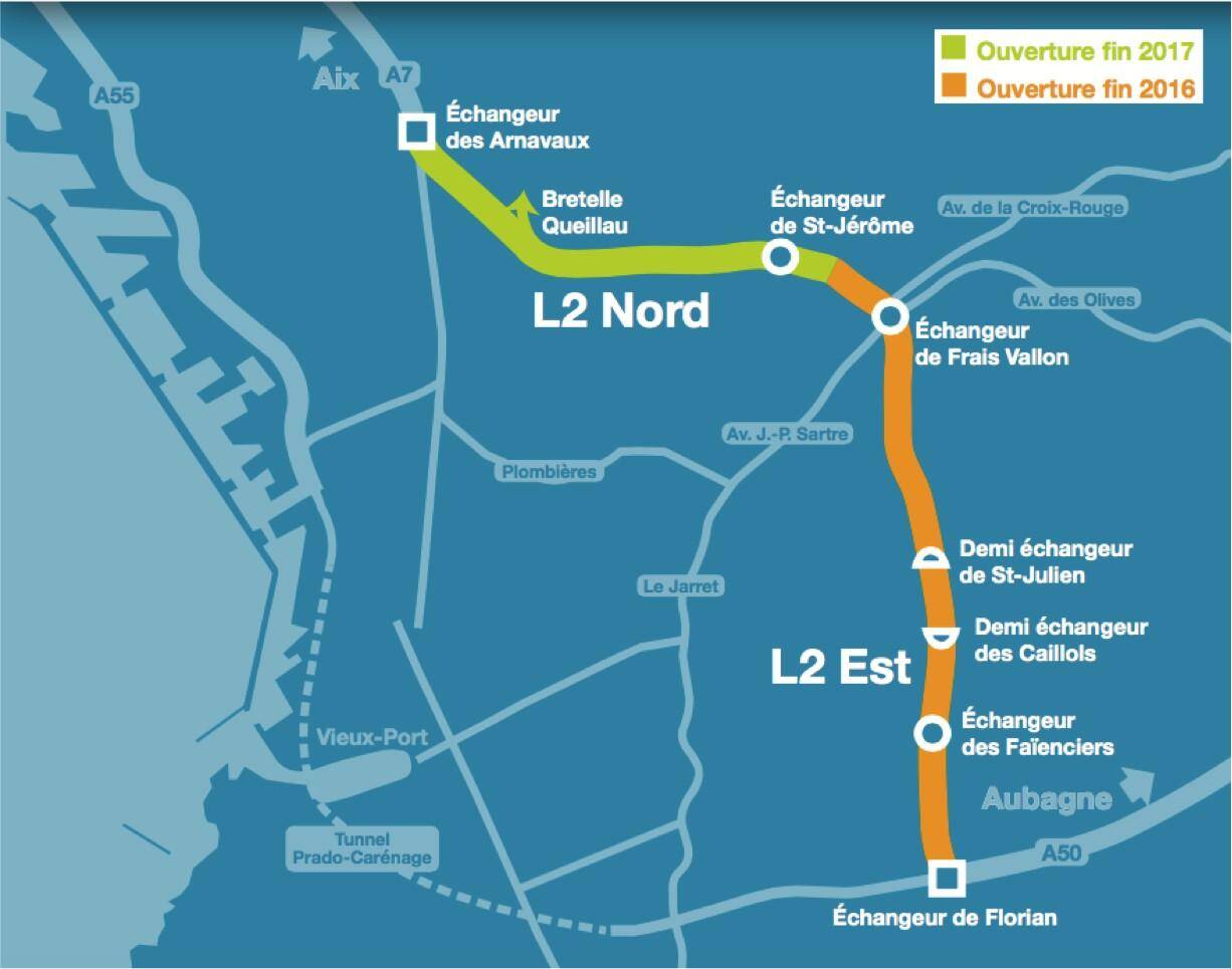 Ce qu'il faut savoir sur la rocade Est de Marseille, enfin ouverte ...