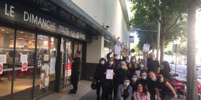 Plusieurs magasins Monoprix de Nice en grève pour dénoncer des conditions de travail 