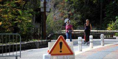 Chaussées effondrées, éboulements... Le point sur l'état des routes ce mardi à 8 heures dans les Alpes-Maritimes