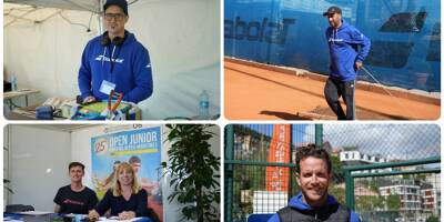 Marc, Aurélien, Sassi, Laurence... les petites mains du grand tournoi de l'ITF junior de Cap-d'Ail