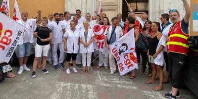 Médecins, infirmiers et aides-soignants expliquent pourquoi ils étaient en grève ce mardi matin à l'hôpital Pasteur de Nice