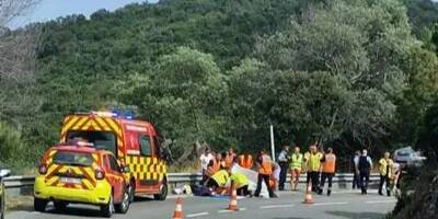 Une femme en urgence absolue à la suite d'un accident en deux-roues dans le golfe de Saint-Tropez