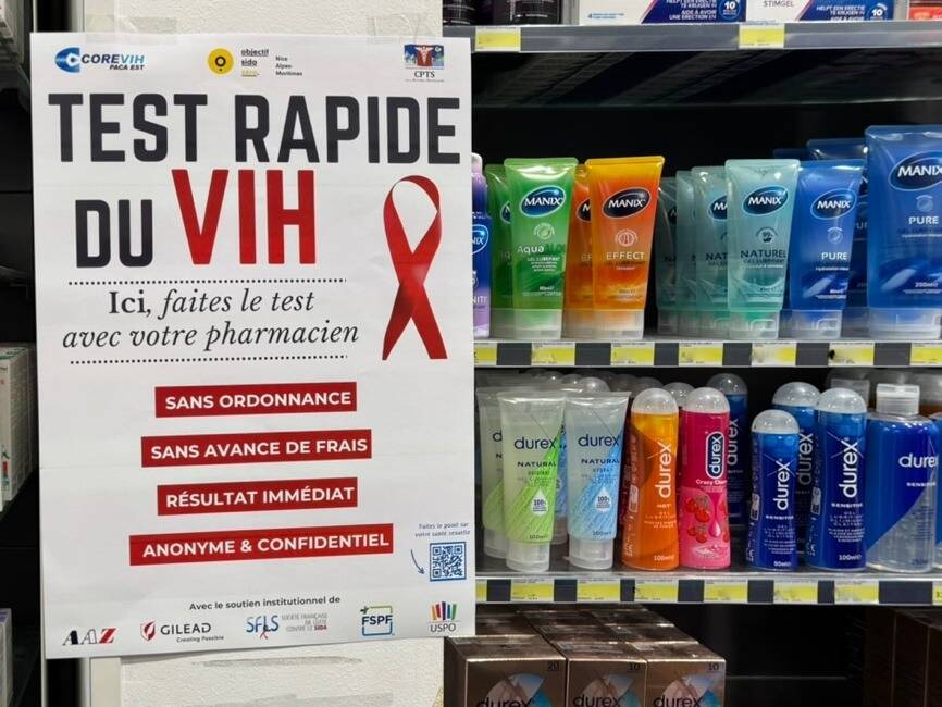 C'est une première en France: le dépistage du VIH est désormais possible dans des pharmacies des Alpes-Maritimes